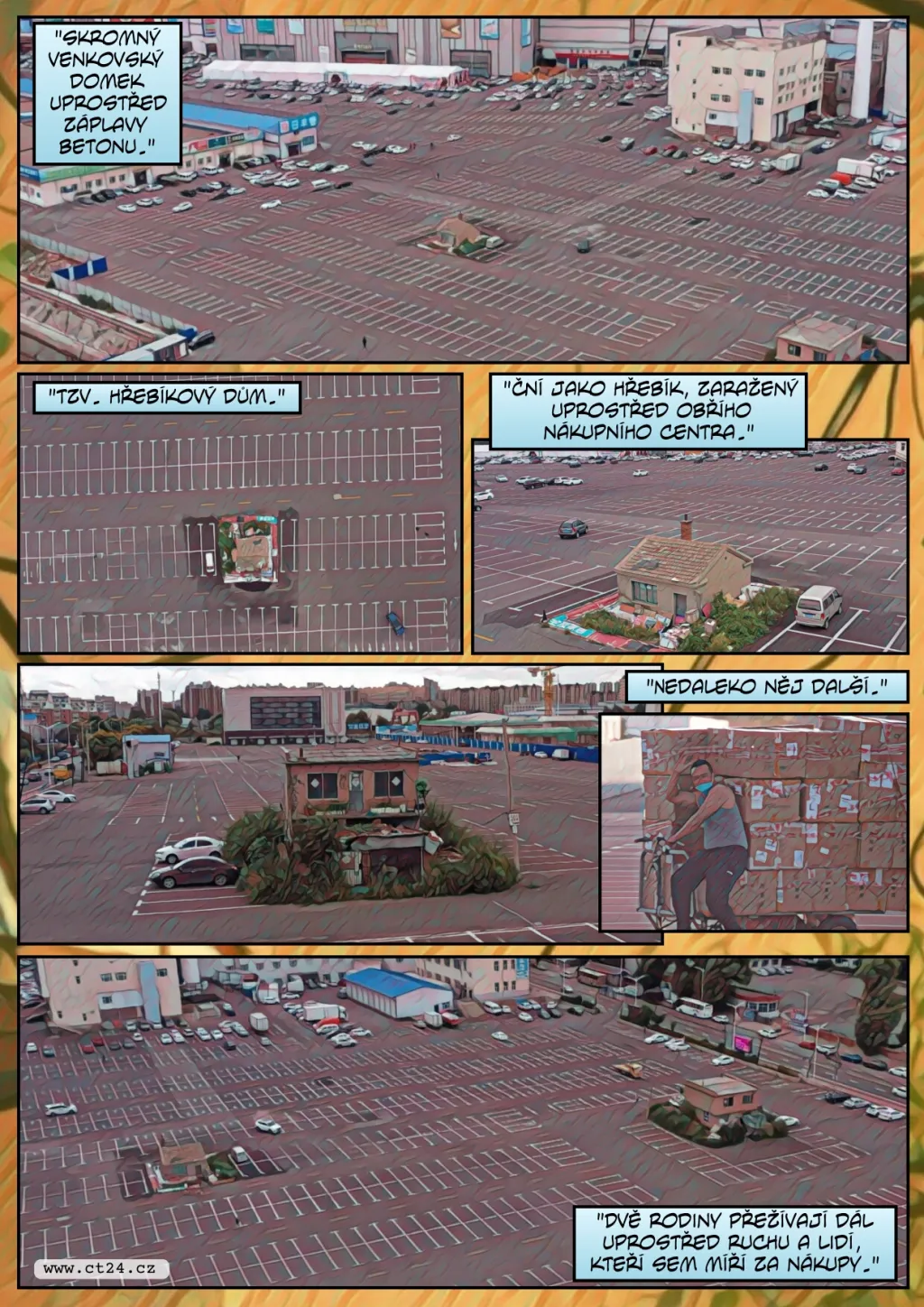 Samota v moři betonu