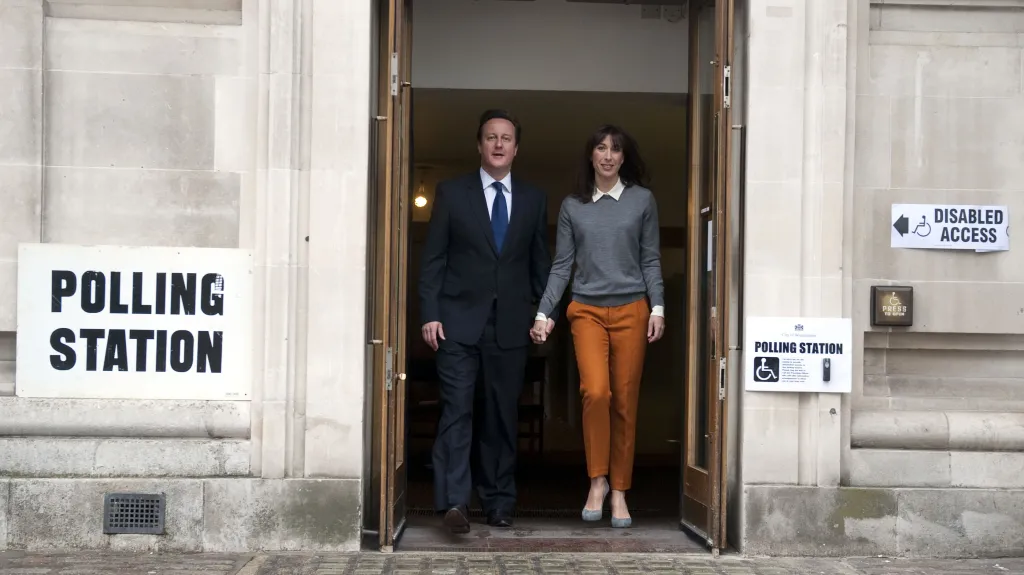 David Cameron a jeho manželka Samantha