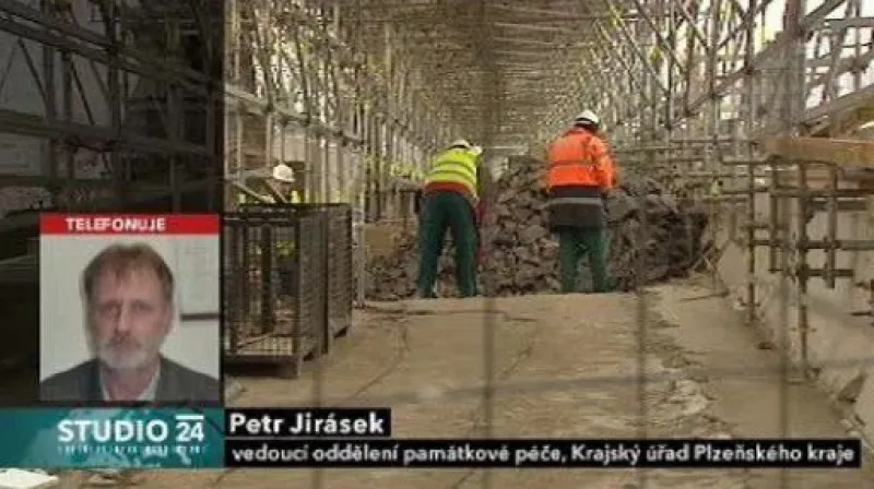Památkář Plzeňského kraje Petr Jirásek ve Studiu ČT24