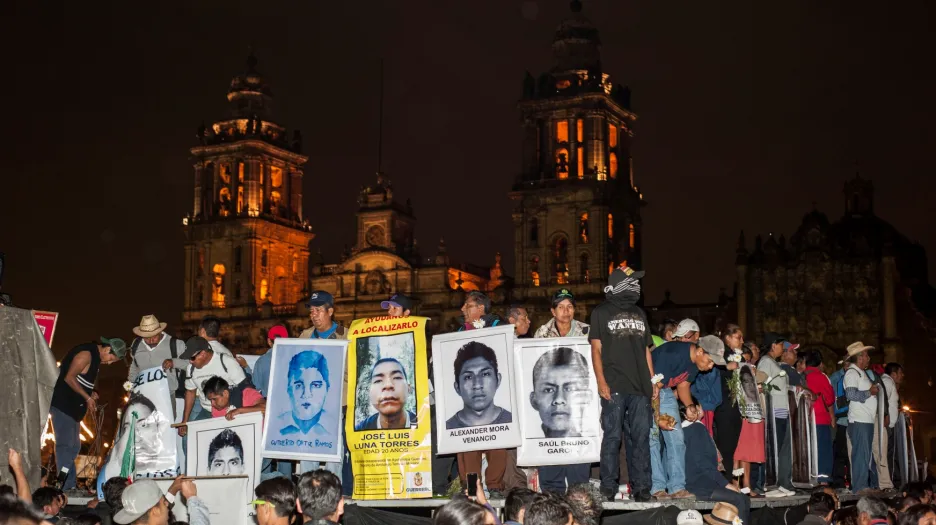 Demonstrace v hlavním městě Mexika