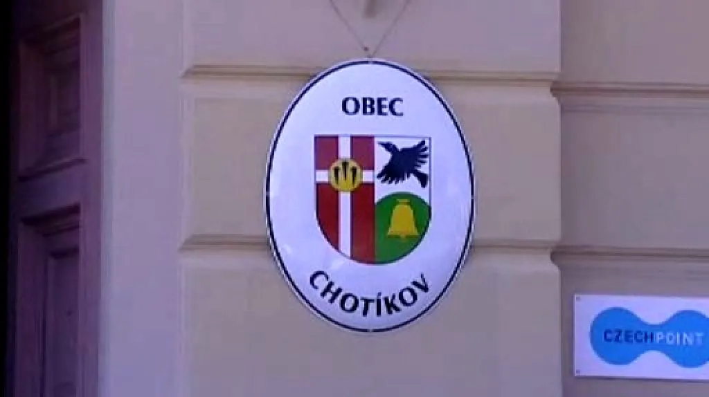 Znak obce Chotíkov