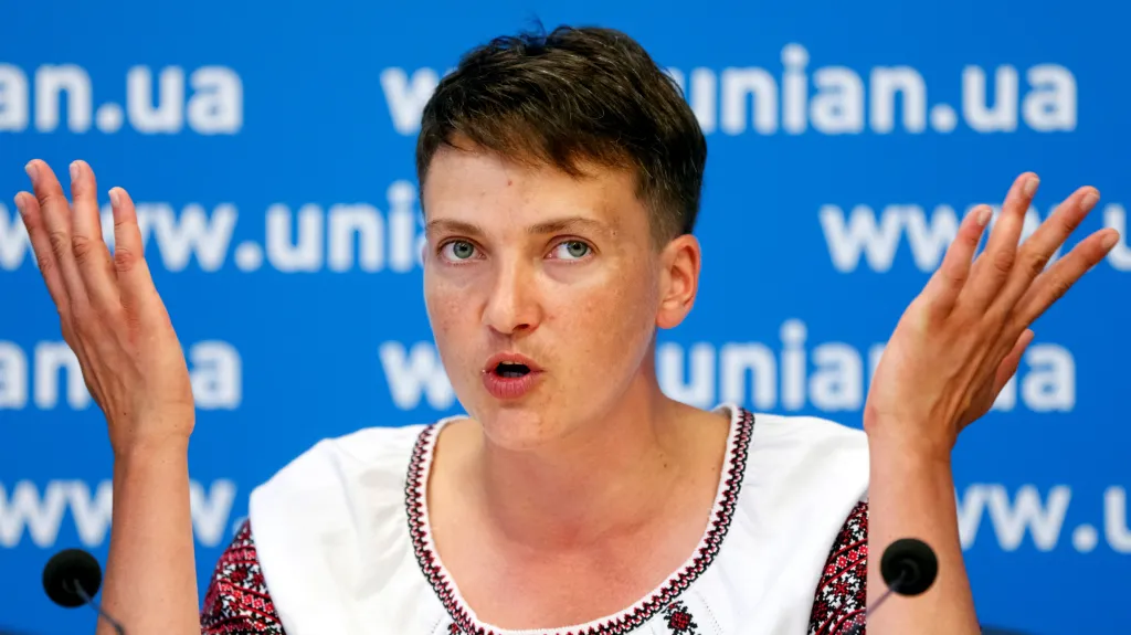 Ukrajinská pilotka Nadija Savčenková