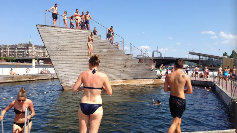 Plovárna Harbour Bath na ostrově Brygge v Kodani