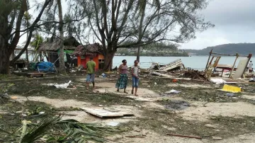 Následky tropické bouře Pam na souostroví Vanuatu