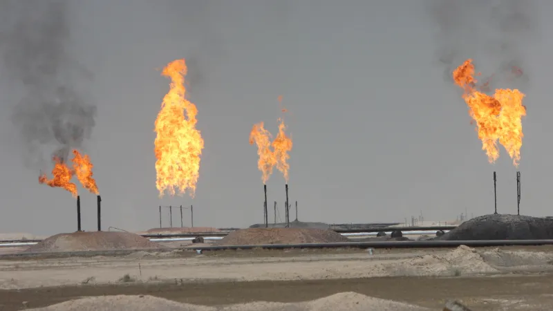 Ropné pole v Iráku