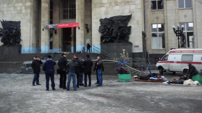 Výbuch na nádraží ve Volgogradu