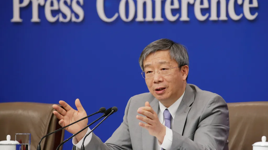 Guvernér čínské centrální banky (PBOC) Yi Gang