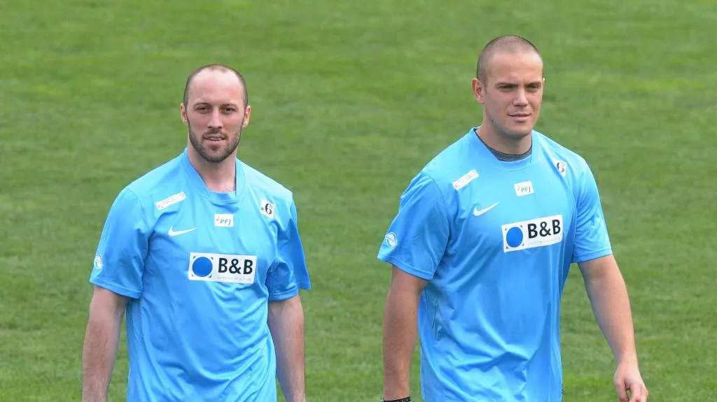 Hokejisté Ivan (vlevo) a Tomáš Rachůnkovi