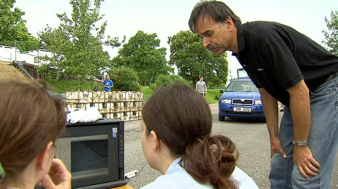 Crash test na Škodě Favorit