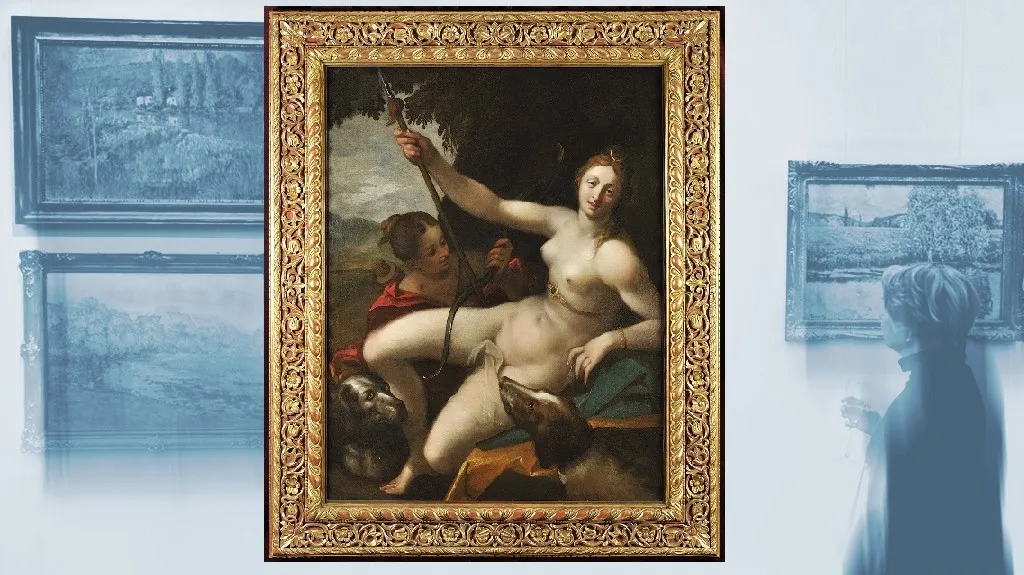 Malba připisovaná malíři Hansi von Aachenovi