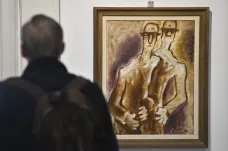 V aukci se prodala díla za 220 milionů, nejvíce stál Čapkův obraz Dva chlapi