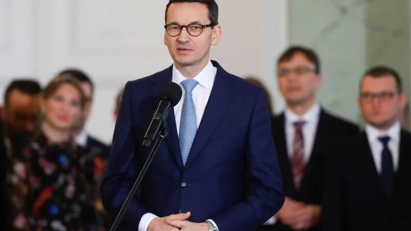 Polský premiér Mateusz Morawiecki