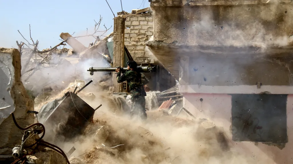 Boje na předměstí Damašku