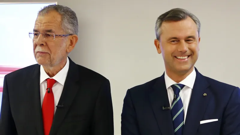 Alexander Van der Bellen a Norbert Hofer