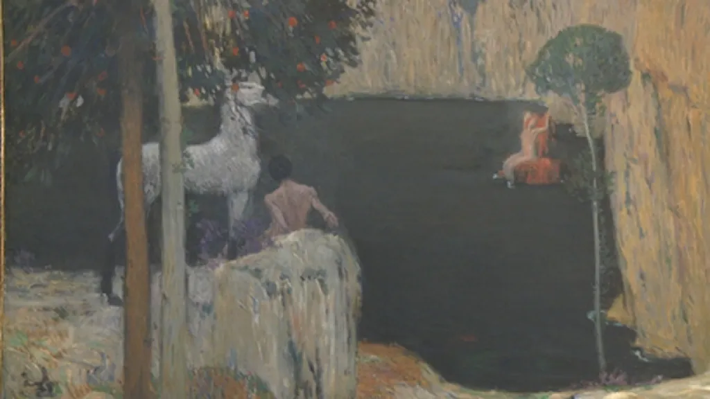 Jan Preisler / Černé jezero (detail)