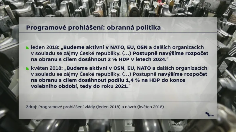 Srovnání programového prohlášení vlád Andreje Babiše (ANO)