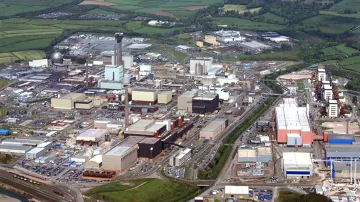 Jaderný komplex v Sellafieldu
