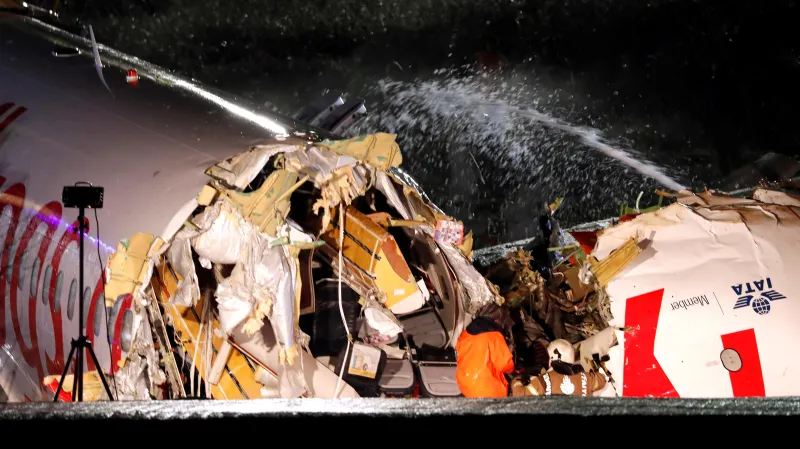 Nehoda letadla v Istanbulu