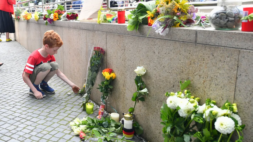 Vzpomínka na oběti útoku v Mnichově