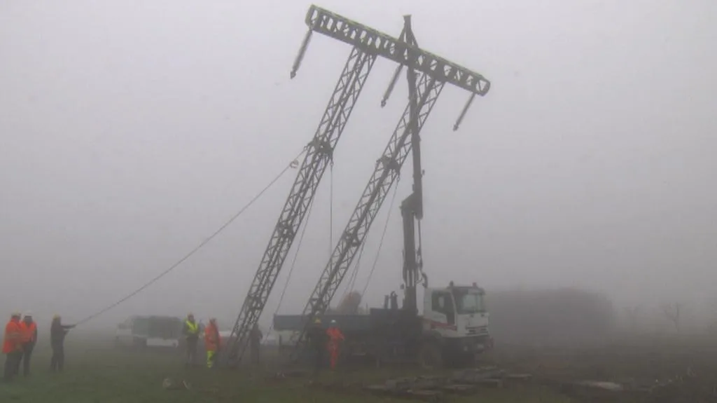Výměna elektrických stožárů