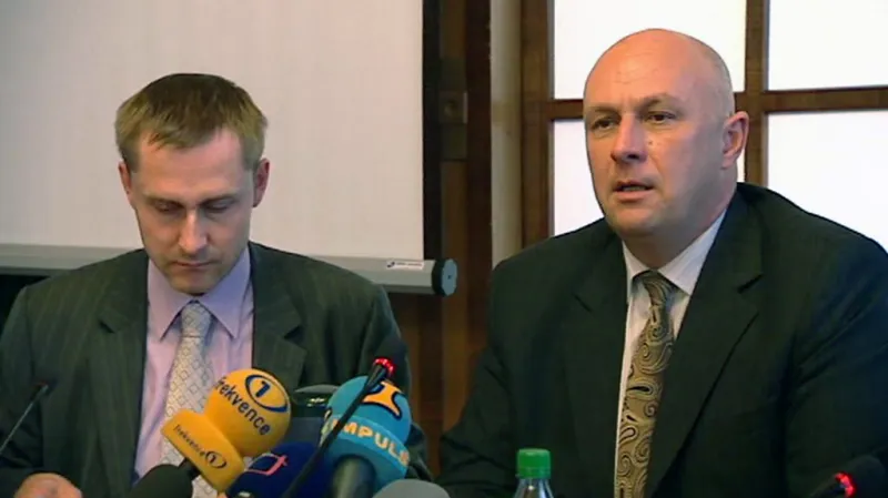 Tomáš Julínek s Pavlem Hroboněm