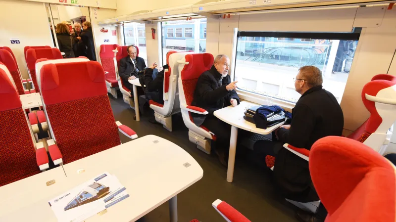 Interiér vlaku InterPanter