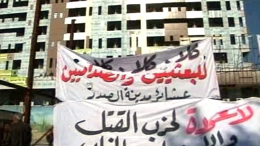 Předvolební protesty v Iráku