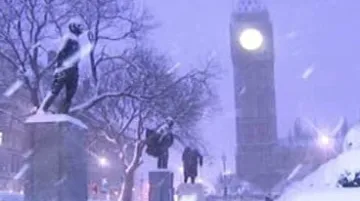 Sníh v Londýně