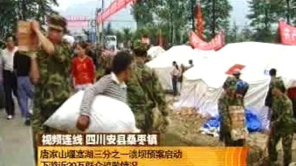 Evakuace v Číně
