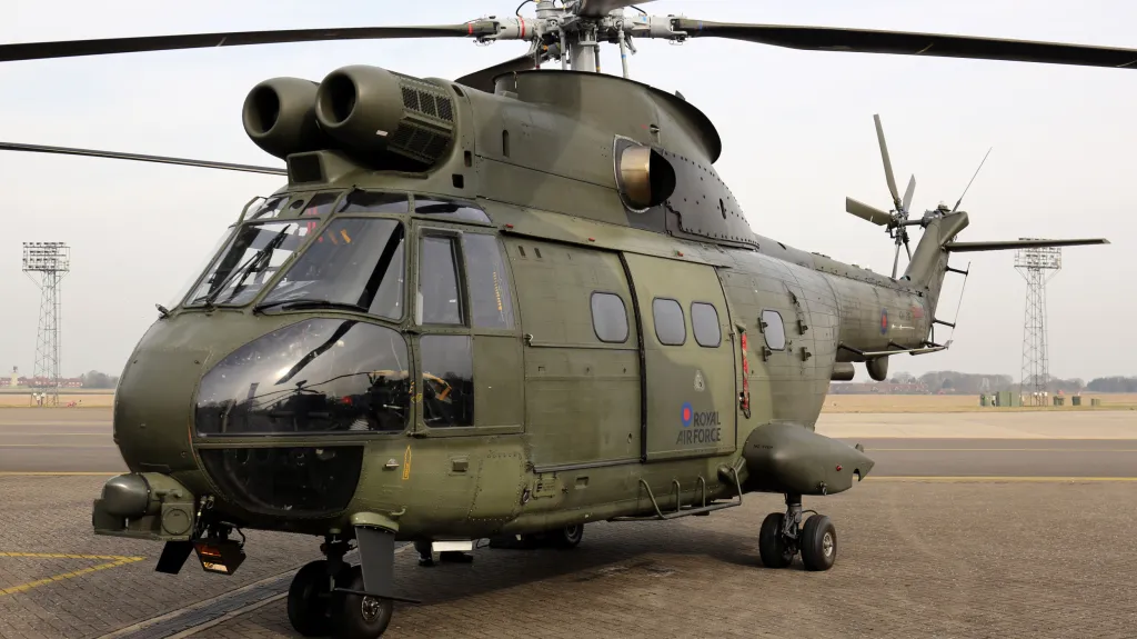 Vrtulník Puma Mk2 britského vojenského letectva