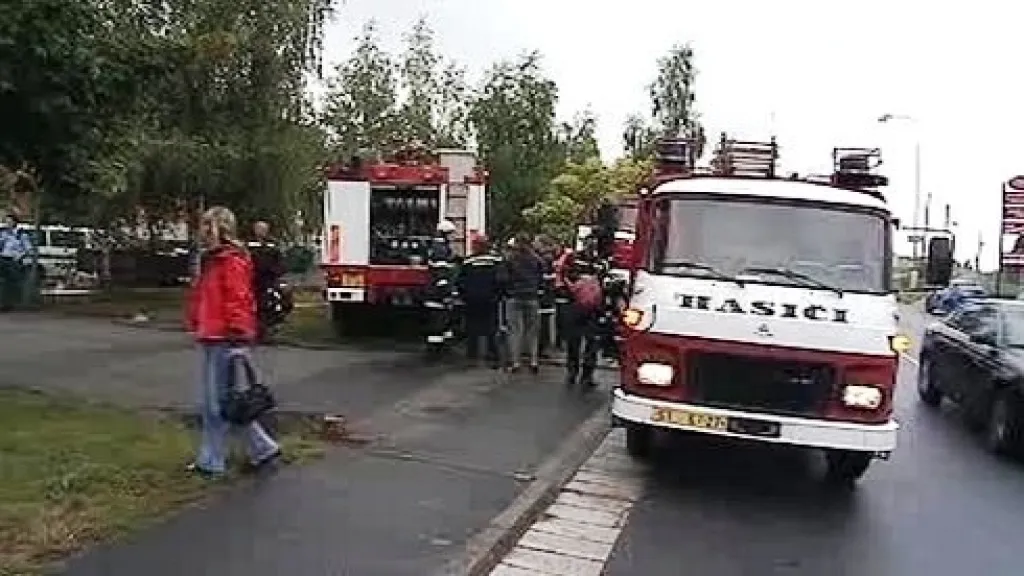 Požár v Blatné