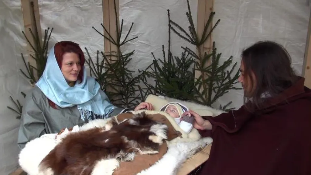 Živý betlém v Kolíně