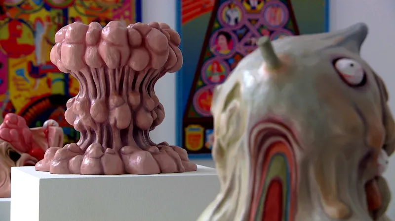 Z výstavy Gloomy Sunday