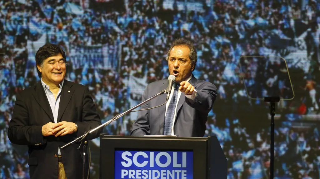 Prezidentský kandidát Daniel Scioli