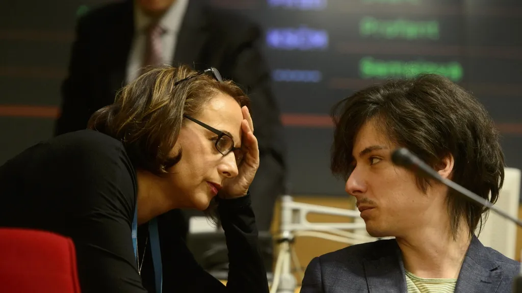 Adriana Krnáčová a Matěj Stropnický