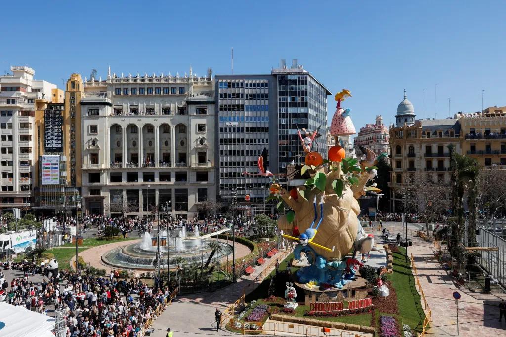 Tradiční španělský festival Falas ve Valencii