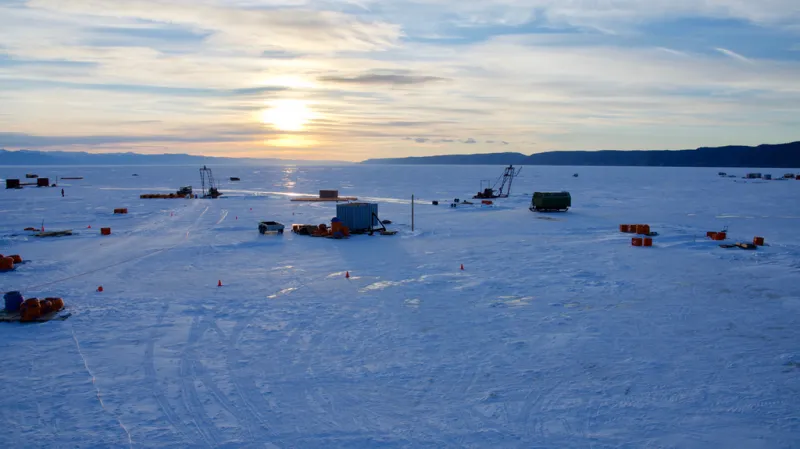 Příprava teleskopu Bajkal-GVD