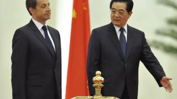 Nicolas Sarkozy na návštěvě Číny