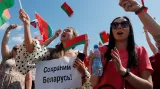 Provládní akce v Minsku 16. srpna 2020