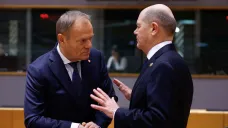 Donald Tusk a Olaf Scholz