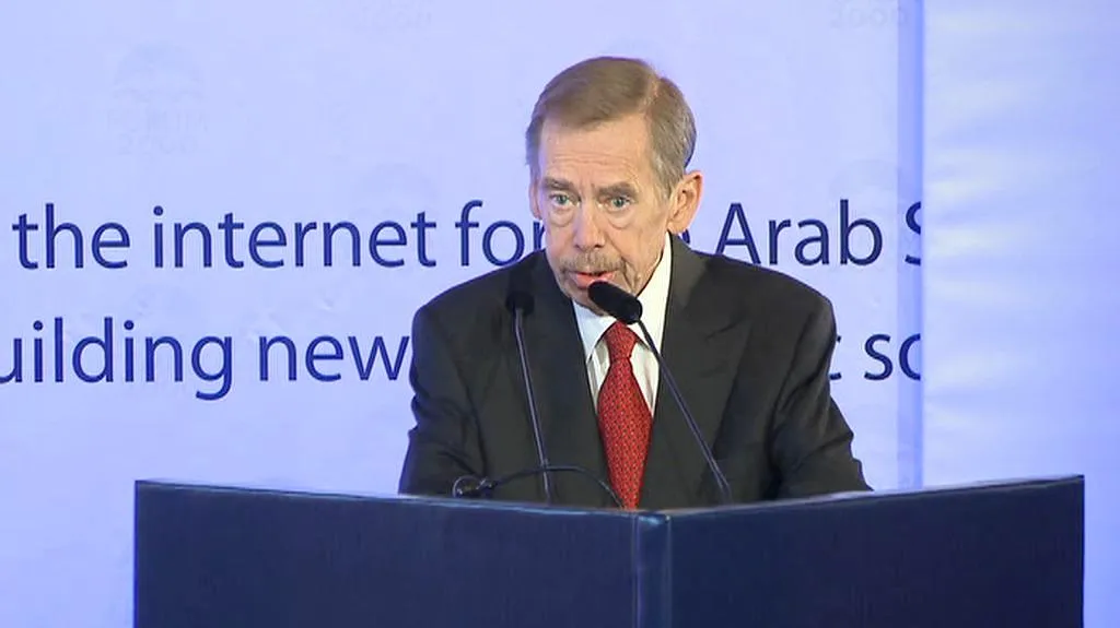 Václav Havel na konferenci Forum 2000