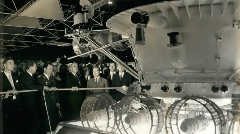 Snímek modelu sovětského Lunochodu 1 z května roku 1971
