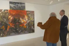 Český umělec Franta vystavuje v centrále UNESCO v Paříži
