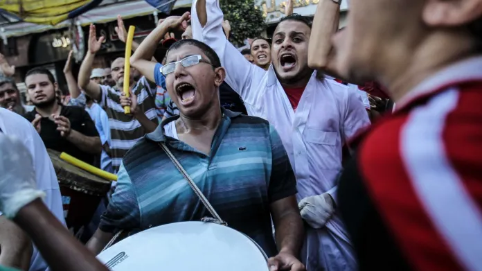 Příznivci sesazeného egyptského prezidenta Mursího