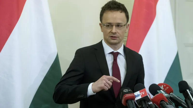 Maďarský ministr zahraničí Péter Szijjártó
