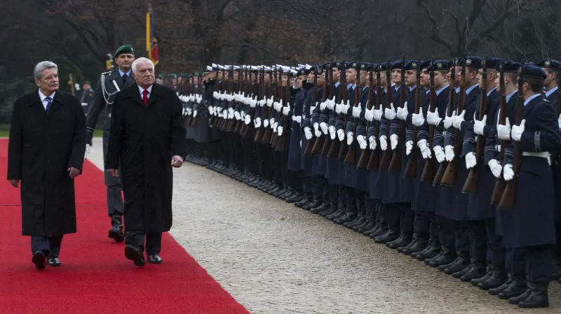 Joachim Gauck a Václav Klaus