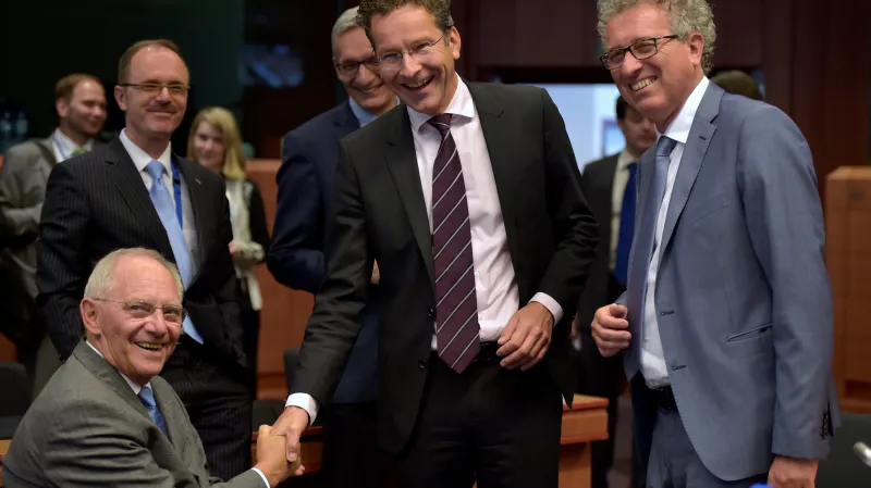 Wolfgang Schäuble a Jeroen Dijsselbloem