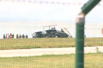 Při pádu armádního vrtulníku zemřel jeden člověk