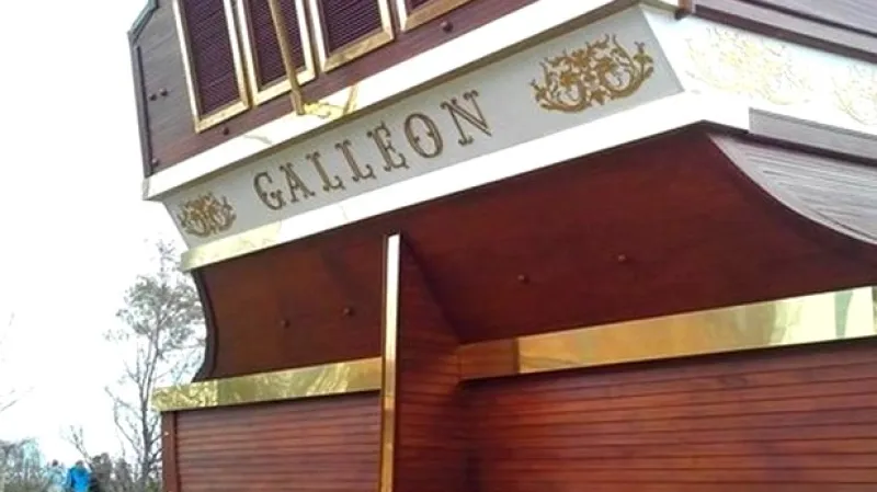 Prezidentský areál - galeona