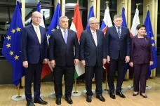 V Bruselu se sešel Juncker a premiéři zemí V4. Schůzky v tomto formátu se budou opakovat